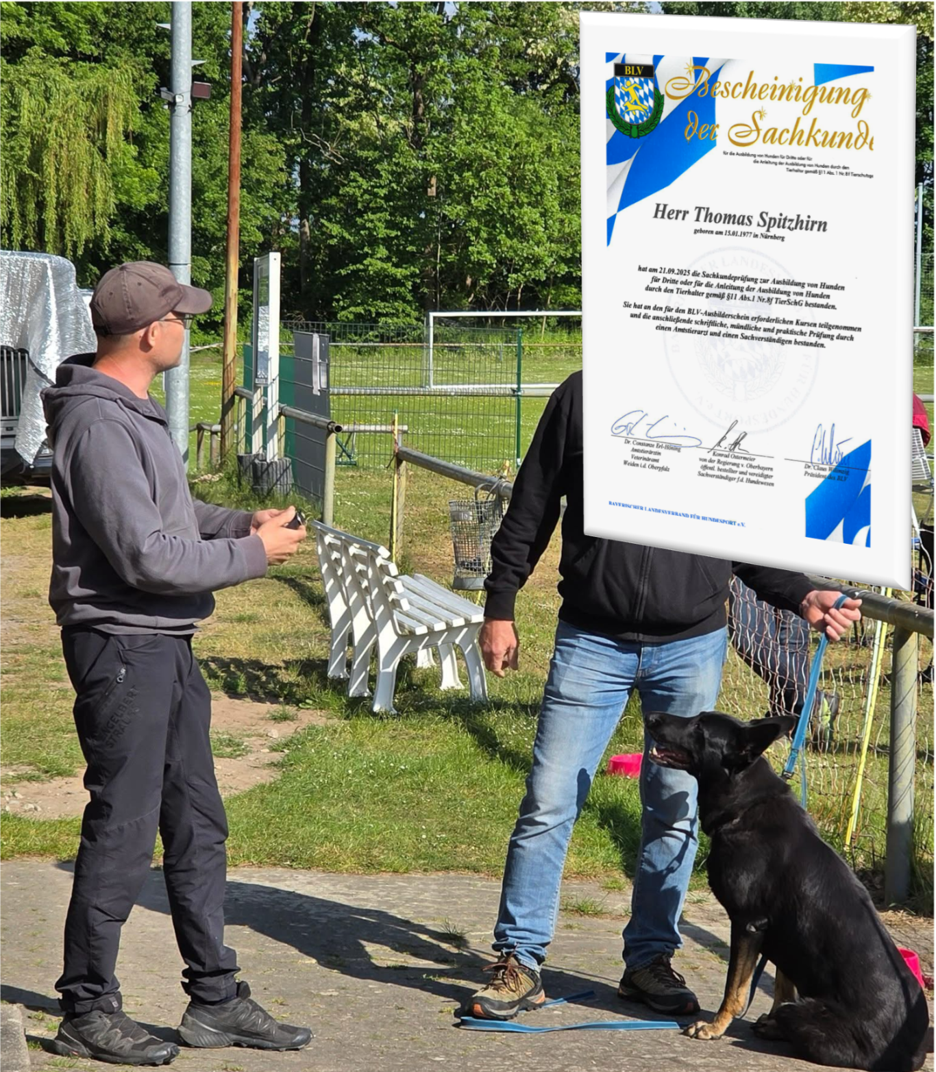 Fachliche Anleitung in der §11‑Ausbildung bei Spitzhirn Hundetraining in Nürnberg; strukturierte Vermittlung von Trainingspraxis